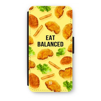 Eat Balanced: iPhone 8 Plus Flip Hoesje Eat Balanced: iPhone 8 Plus Flip Hoesje