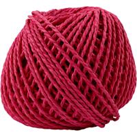 Creativ Company Papier garen, dikte 2,5-3 mm, roze, 150 gr, 40 m/ 1 bol