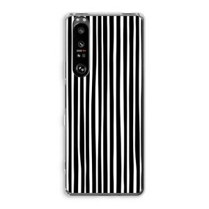 Stripes: Sony Xperia 1 III Transparant Hoesje