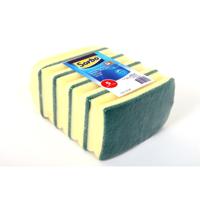 Sorbo jumbo schuursponsen [5x] - met handgreep - 17,5x10,5x5 cm