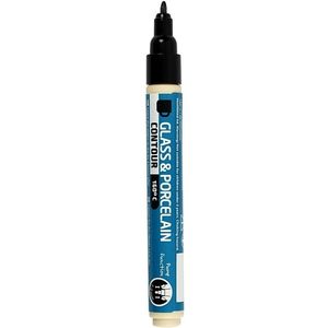 Zwarte metaalstift/keramiekstift 1-2 mm