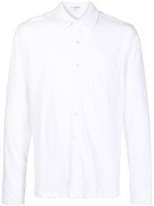 James Perse chemise en maille à manches longues - Blanc