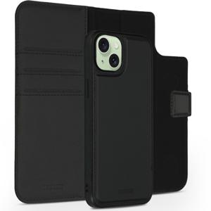 Accezz Premium Leather 2 in 1 Wallet Bookcase iPhone 15 Plus Telefoonhoesje Zwart