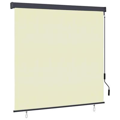 Buiten Rolgordijn Gestreept Verstelbaar Crme 180 x 250 cm Stof