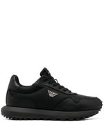 Emporio Armani baskets à lacets - Noir - thumbnail