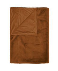 Essenza Essenza plaid Furry 150x200 leather-brown