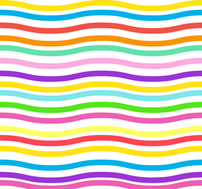 Regenboog gestreept patroon behang
