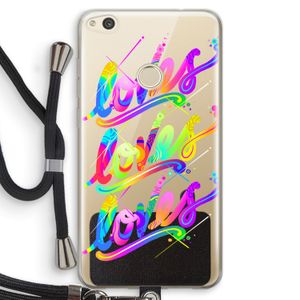 Loves: Huawei Ascend P8 Lite (2017) Transparant Hoesje met koord