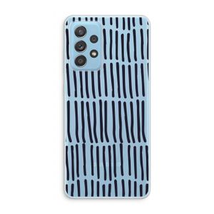 Moroccan stripes: Samsung Galaxy A73 Transparant Hoesje
