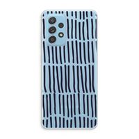 Moroccan stripes: Samsung Galaxy A73 Transparant Hoesje