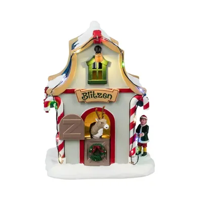 Lemax blitzen&apos;s den verlicht kerstdorp tafereel Santa&apos;s Wonderland 2024