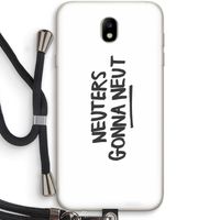 Neuters: Samsung Galaxy J7 (2017) Transparant Hoesje met koord