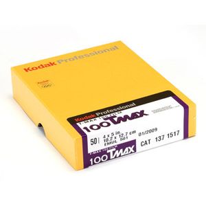 Kodak TMX 100 4x5" 50 vel