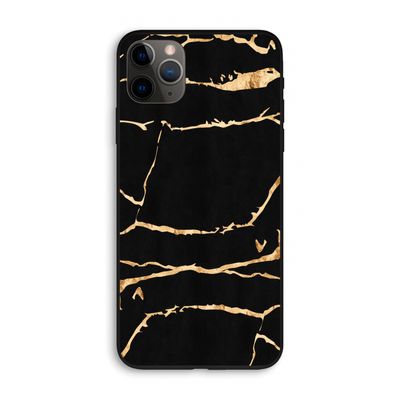 Gouden marmer: iPhone 11 Pro Max Biologisch afbreekbaar hoesje