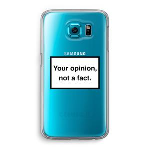 Your opinion: Samsung Galaxy S6 Transparant Hoesje