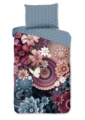 HIP Dekbedovertrek "mandalas & bloemen" - Multi - (140x200 cm) - Katoen Satijn HIP Dekbedovertrek "mandalas & bloemen" - Multi - (140x200 cm) - Katoen Satijn