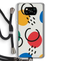 Illustratieve pop 3: Xiaomi Poco X3 NFC Transparant Hoesje met koord