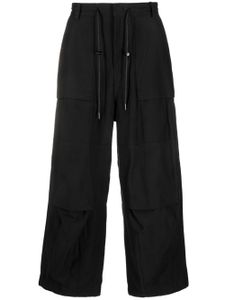 Juun.J pantalon de jogging à coupe ample - Noir