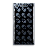 Musketon Skulls: Sony Xperia XZ1 Transparant Hoesje - thumbnail