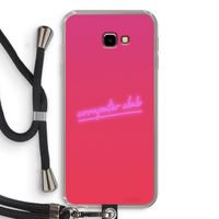Vice Glow: Samsung Galaxy J4 Plus Transparant Hoesje met koord
