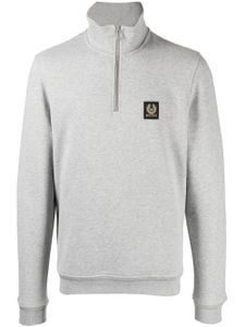 Belstaff sweat à patch logo - Gris