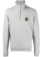 Belstaff sweat à patch logo - Gris - thumbnail