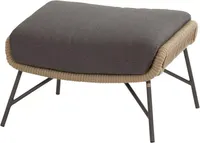 Ramblas foostool Taupe with cushion | 4 Seasons Outdoor