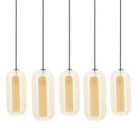By-Boo Hanglamp 'Shona' Glas, 5-lamps