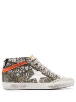 Golden Goose baskets montantes Mid Star - Vert