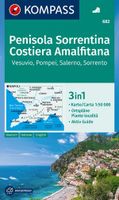 Wandelkaart 682 Penisola Sorrentina - Costiera Amalfitana | Kompass