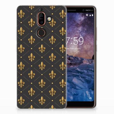 Nokia 7 Plus | TPU bumper | Franse Lelie