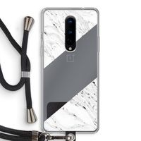 Biggest stripe: OnePlus 8 Transparant Hoesje met koord
