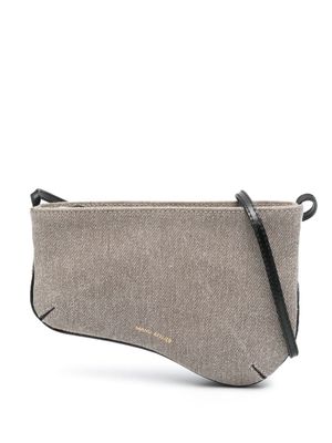 Manu Atelier sac porté épaule Curve en cuir - Gris