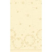 Duni Tafellaken Star Shine Cream 138x220cm