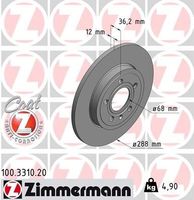 Remschijf Coat Z 100331020 Remschijf Coat Z 100331020