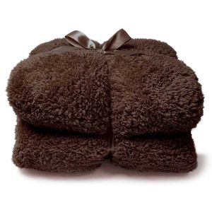 Unique Living - Plaid Teddy - 150x200cm - Brown