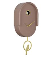 Karlsson Wandklok Tweet - Mocha Bruin