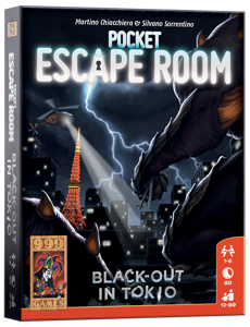 999 Games Pocket escape room black-out in Tokio breinbreker