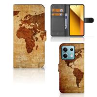 Xiaomi Redmi Note 13 5G | Flip Cover | Wereldkaart