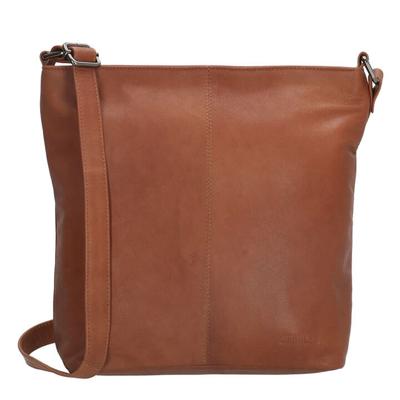 Beagles Leather Schoudertas Santa Lucia Cognac