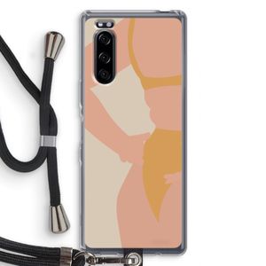 Bikini body: Sony Xperia 5 Transparant Hoesje met koord