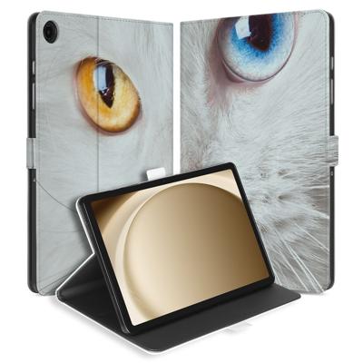 Witte Kat Tablet Hoesje met Standaard Samsung Galaxy Tab A11 Plus