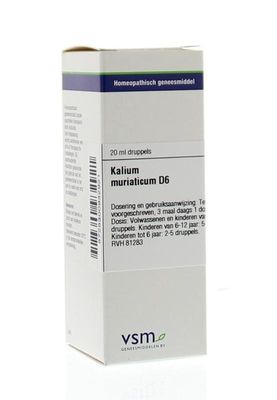 VSM Kalium muriaticum D6 (20 ml)