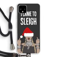 Came To Sleigh: Pixel 4 XL Transparant Hoesje met koord