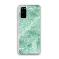 Groen marmer: Samsung Galaxy S20 Transparant Hoesje