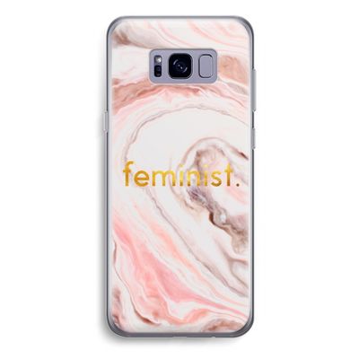 Feminist: Samsung Galaxy S8 Plus Transparant Hoesje