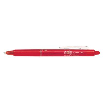 Rollerpen PILOT friXion clicker medium rood | 12 stuks Rollerpen PILOT friXion clicker medium rood | 12 stuks