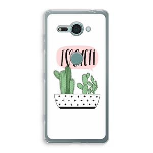 I love cacti: Sony Xperia XZ2 Compact Transparant Hoesje