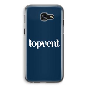 Topvent Navy: Samsung Galaxy A5 (2017) Transparant Hoesje