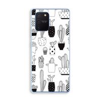 Cactusmotief: Samsung Galaxy Note 10 Lite Transparant Hoesje